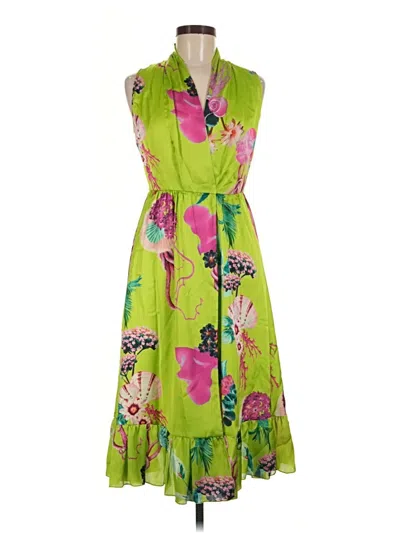 Pre-owned Fuzzi Casual Dress In Green