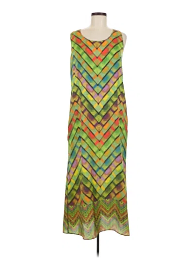 Pre-owned Fuzzi Casual Dress In Green