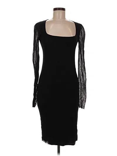 Pre-owned Fuzzi Cocktail Dress In Black