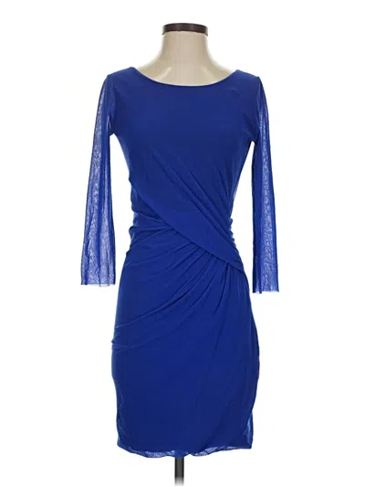 Pre-owned Fuzzi Cocktail Dress In Blue