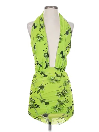 Pre-owned Fuzzi Cocktail Dress In Green