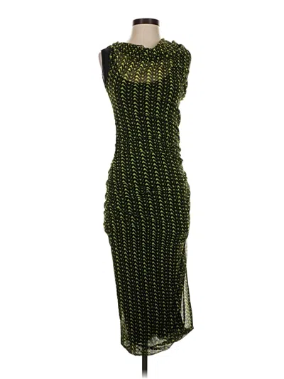 Pre-owned Fuzzi Cocktail Dress In Green