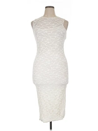 Pre-owned Fuzzi Cocktail Dress In Ivory