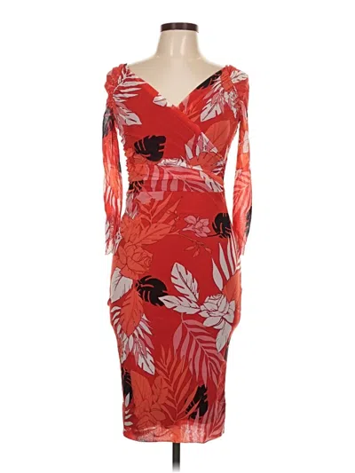 Pre-owned Fuzzi Cocktail Dress In Red