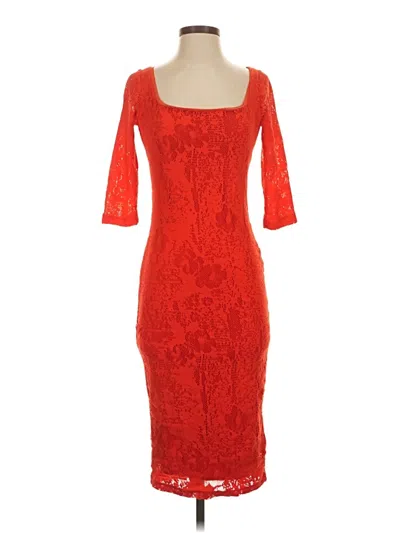 Pre-owned Fuzzi Cocktail Dress In Red