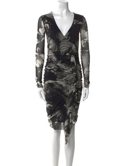 Pre-owned Fuzzi Dress In Black