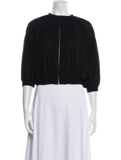 Pre-owned Fuzzi Jacket In Black