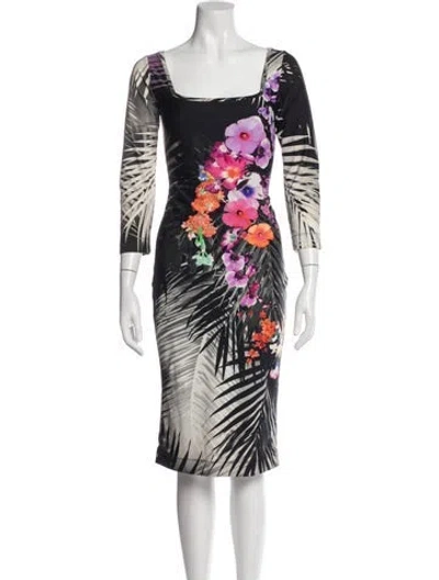 Pre-owned Fuzzi Nylon Knee-length Dress In Multi