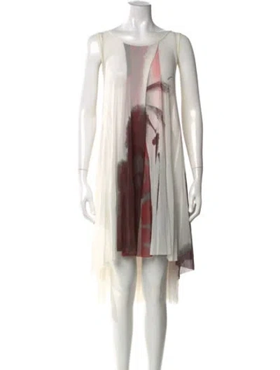 Pre-owned Fuzzi Printed Knee-length Dress In Multi