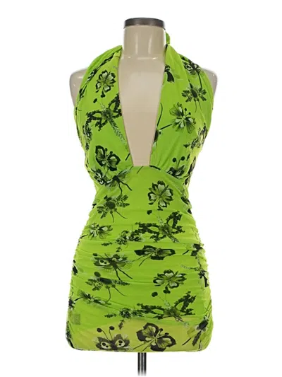 Pre-owned Fuzzi Sleeveless Blouse In Green