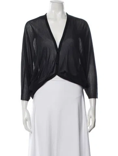 Pre-owned Fuzzi Sweater In Black