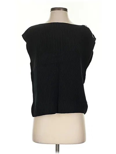 Pre-owned Fuzzi Sweater Vest In Black
