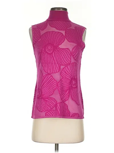 Pre-owned Fuzzi Sweater Vest In Pink