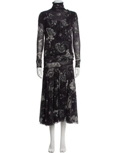 Pre-owned Fuzzi Vintage 2000's Dress Set In Purple