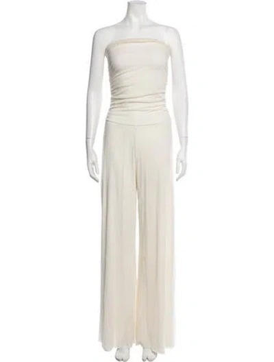 Pre-owned Fuzzi Vintage 2000's Jumpsuit W/ Tags In White