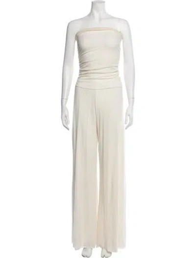Pre-owned Fuzzi Vintage 2000's Jumpsuit W/ Tags In White