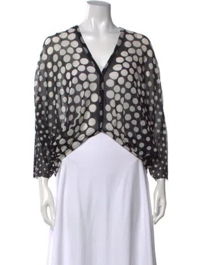 Pre-owned Fuzzi Vintage 2000's Sweater In Black/white