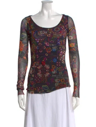Pre-owned Fuzzi Vintage 2000's Top In Black