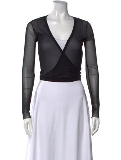 Pre-owned Fuzzi Vintage 2000's Top In Black