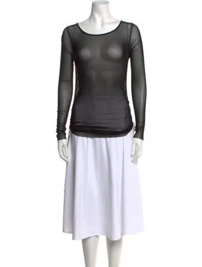 Pre-owned Fuzzi Vintage 2000's Top In Black