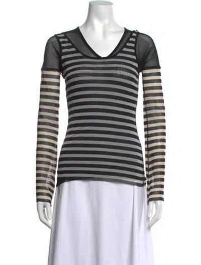 Pre-owned Fuzzi Vintage 2000's Top In Black