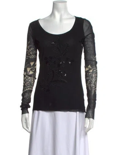 Pre-owned Fuzzi Vintage 2000's Top In Black