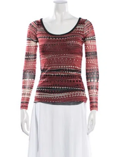 Pre-owned Fuzzi Vintage 2000's Top In Red