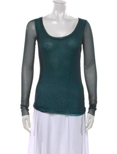 Pre-owned Fuzzi Vintage 2000's Top W/ Tags In Green
