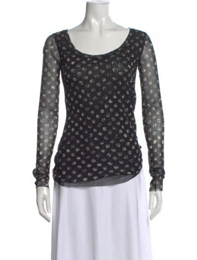 Pre-owned Fuzzi Vintage Late 2000's - Early 2010's Top In Black