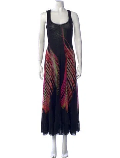 Pre-owned Fuzzi Vintage Long Dress W/ Tags In Black