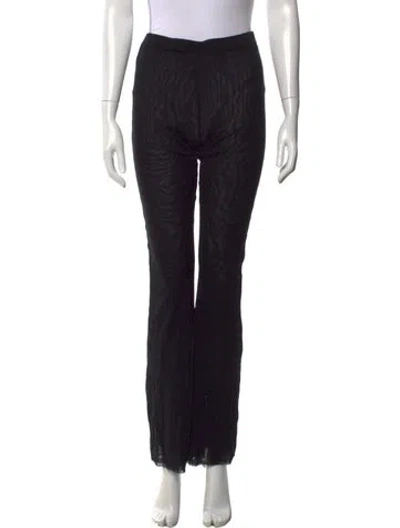 Pre-owned Fuzzi Vintage Straight Leg Pants In Black
