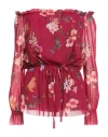 Fuzzi Woman Blouse Fuchsia Size Xs Polyamide In Pink