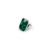 Fv Jewellery Women's Green / Silver La Stèle Malachite Rectangle Ring In Multi