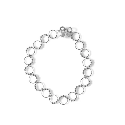 Fv Jewellery Women's Silver Bijoux Ball Bracelet