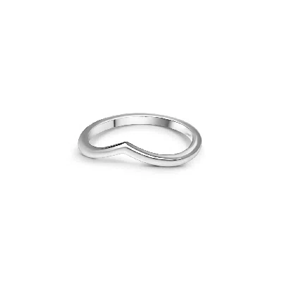 Fv Jewellery Women's Silver Bijoux Point Ring