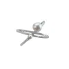 Fv Jewellery Women's Silver Perle Double Wrap Pearl Ring In Silver