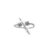 Fv Jewellery Women's Silver Perle Double Wrap Silver Ring In Silver
