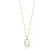Fv Jewellery Women's Silver Perle Yellow Gold Locket