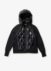 Fw23 W Down Zip Hoodie - Black In Black