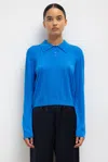 Leset James Wool Sweater In Cobalt