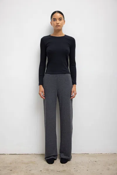 Leset Lauren Pocket Pant In Charcoal
