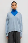 Leset Zoe V Neck In Azure