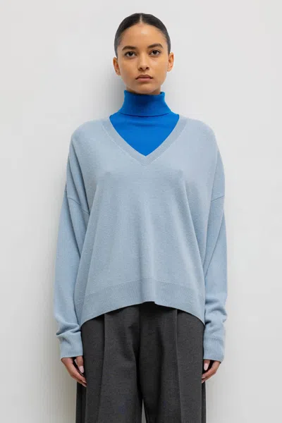 Leset Zoe V Neck In Azure