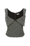 Fw24 Tess Corset In Seersucker Check