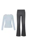 Fw25 Amelia Top + Alba Pant In Blue