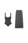 Fw25 Deville Corset + Maria Skirt In Black