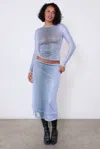 Fw25 Maria Skirt In Blue