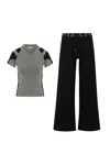 Fw25 Mel Tee + Zane Sweatpant In Black