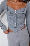 Fw25 Sophie Corset In Gray