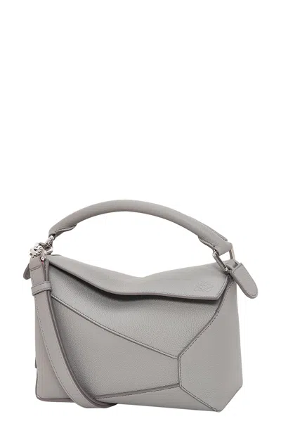 Fwrd Boutique Loewe Small Puzzle Bag In Gray